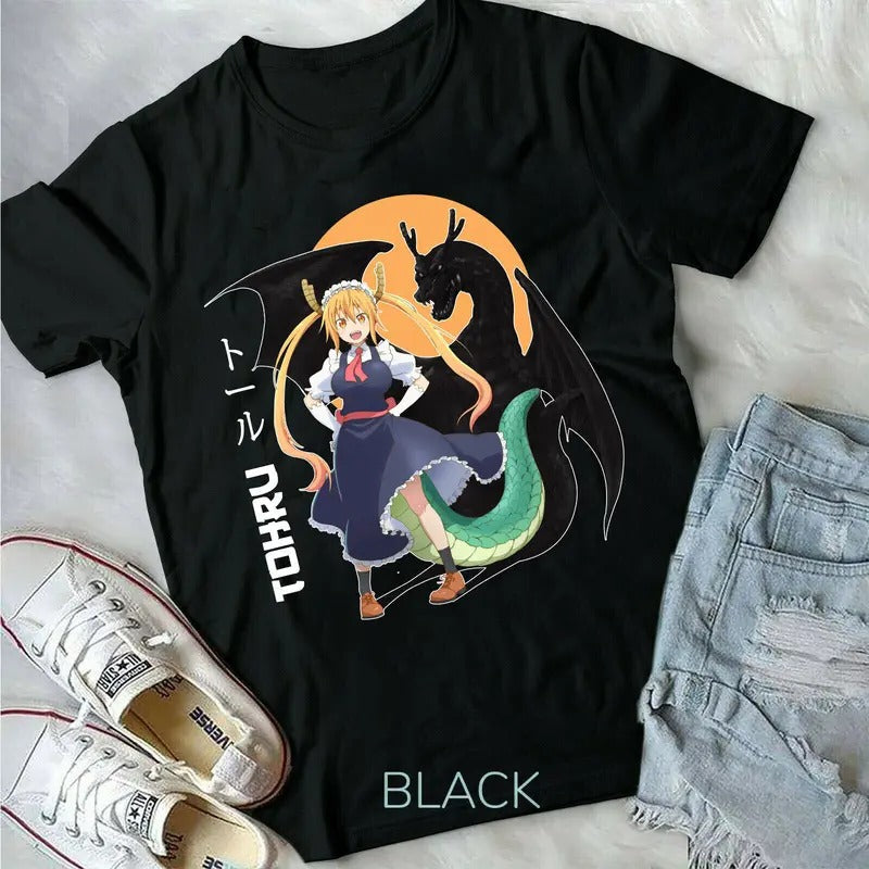 Dragon Maid Tohru Kobayashi-san Chi no Maid Dragon new top Unisex T-Shirt S-4XL Hoodie, Sweatshirt | RetroVerseTees.com