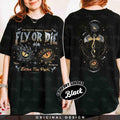 Dragon Rider Shirt, Onyx Storm Brave The Dark Shirt, Fly Or Die Fourth Wing Series Tee, Gift For Dragon Books Lover...