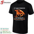 Dragon multiple sclerosis awareness it takes strength to tolerate the pain everyday shirt