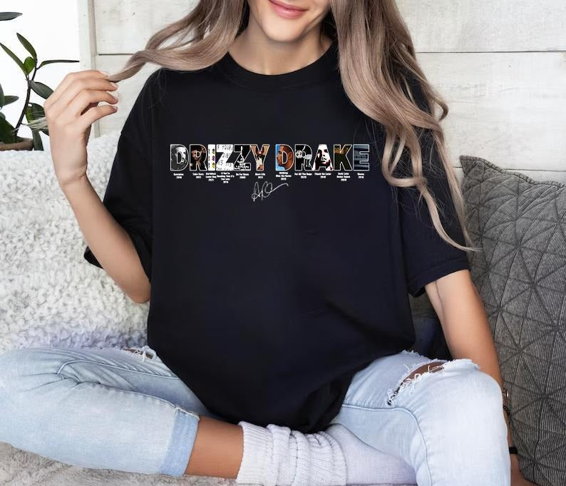 Drake Albums Collection Shirt, Hoodie, Sweatshirt Cotton Womenswear | RetroVerseTees.com
