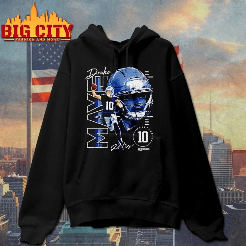 Drake Maye New England Vertical Name signature Shirt