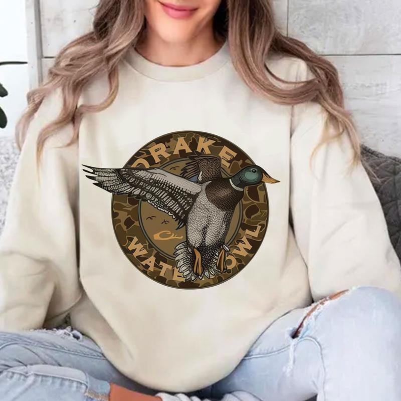 Drake Waterfowl Hoodie Camo Country Duck Hunting Unisex Hoodie - Sweater - T-shirt Sweatshirt | RetroVerseTees.com