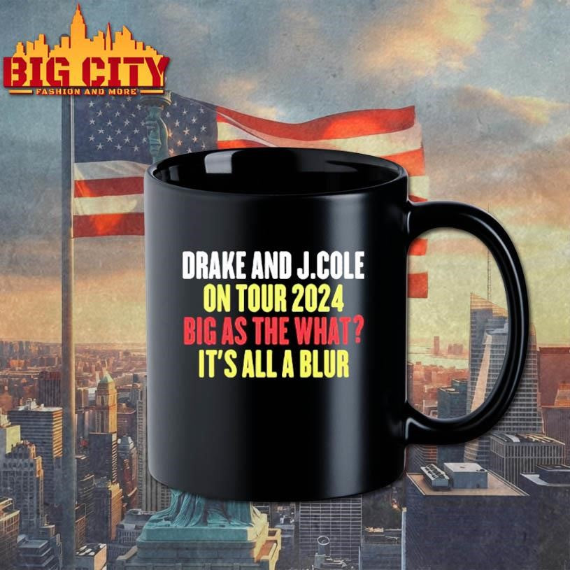 Drake and J.Cole on Tour 2024 Big as the What It’s All Blur Shirt