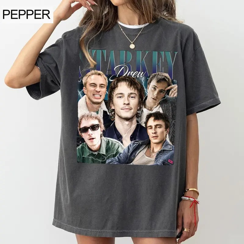 Drew Starkey  T-Shirt, Gift For Woman and Man Unisex T-Shirt Hoodie, Sweatshirt | RetroVerseTees.com