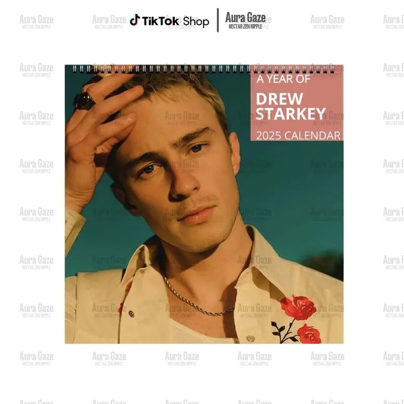 Drew Starkey 2025 Wall Calendar Planner, Outerbanks OBX, Unique Holiday Gift, Gift For Her, Drew Starkey Celebrity...