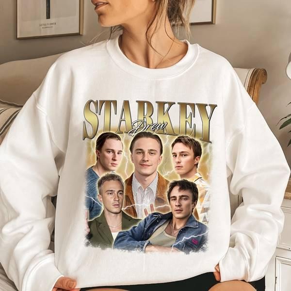 Drew Starkey Shirt Vintage Drew Starkey Bootleg Shirt Hoodie, Sweatshirt | RetroVerseTees.com