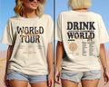 Drink Around TNF World T-Shirt, World Traveler Food Gunpla brand Wine Festival Shirt, Drinking Squad Tee Hoodie, Sweatshirt