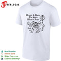 Drugs and booze the sure way to lose just say no skull dice shirt