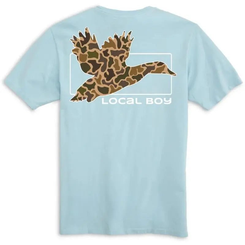 Duck Camo Local Boy 1 Side T-Shirt, Retro Hunting Duck, Shirt For Men And Women Classic, Gift For Women and Man Unisex...