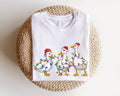 Duck Christmas Shirt, Duck Christmas Lights T-shirt, Santa Goose Christmas Tee, Funny Duck Lover Xmas Gift Tee, Fame...