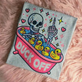 Duck off Funny Skeleton Graphic Tee Loose fit Top Vintage Look Hoodie, Sweatshirt | RetroVerseTees.com