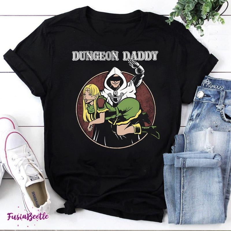 Dungeon Daddy Vintage TShirt, Dungeon And Dragon Shirt, Funny Dungeon Daddy Shirt, Love Dungeon Daddy Shirt Hoodie,...