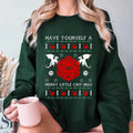 Dungeon Dragons Sweatshirt Dungeon Dragons Dnd Have Yourself A Little Merry Little Crit-Mas Ugly Sweater Shirt, Christmas...