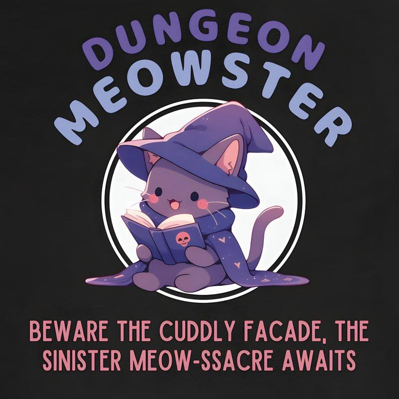 Dungeon Meowster Dnd TShirt Funny Dungeon Master Gift For Dungeons And Dragons Players Kawaii Cat Tshirt Hoodie, Sweatshirt