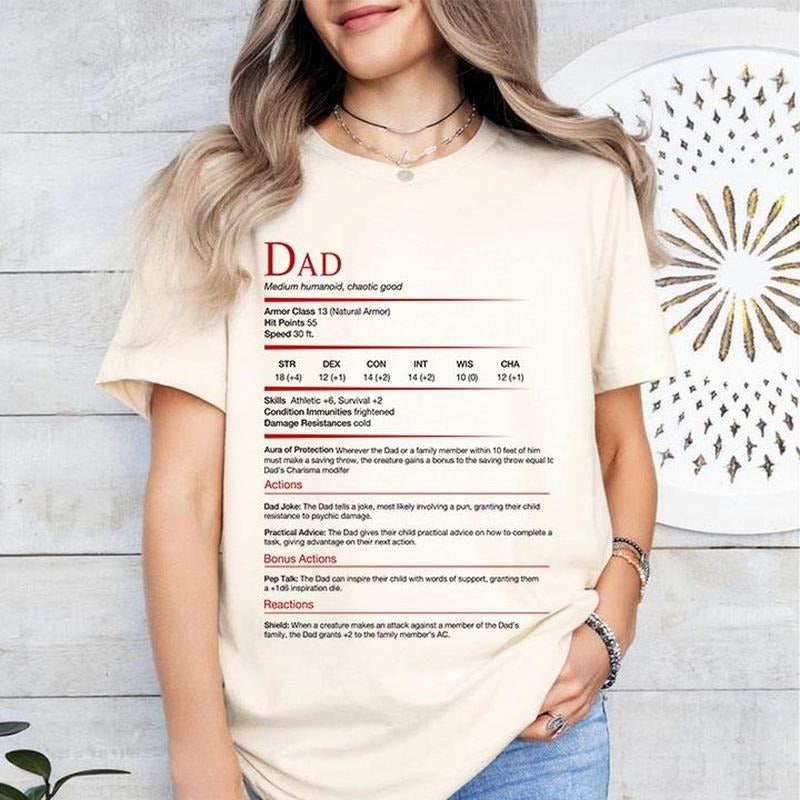 Dungeons & Dragons Dad T Shirt Hoodie, Sweatshirt | RetroVerseTees.com