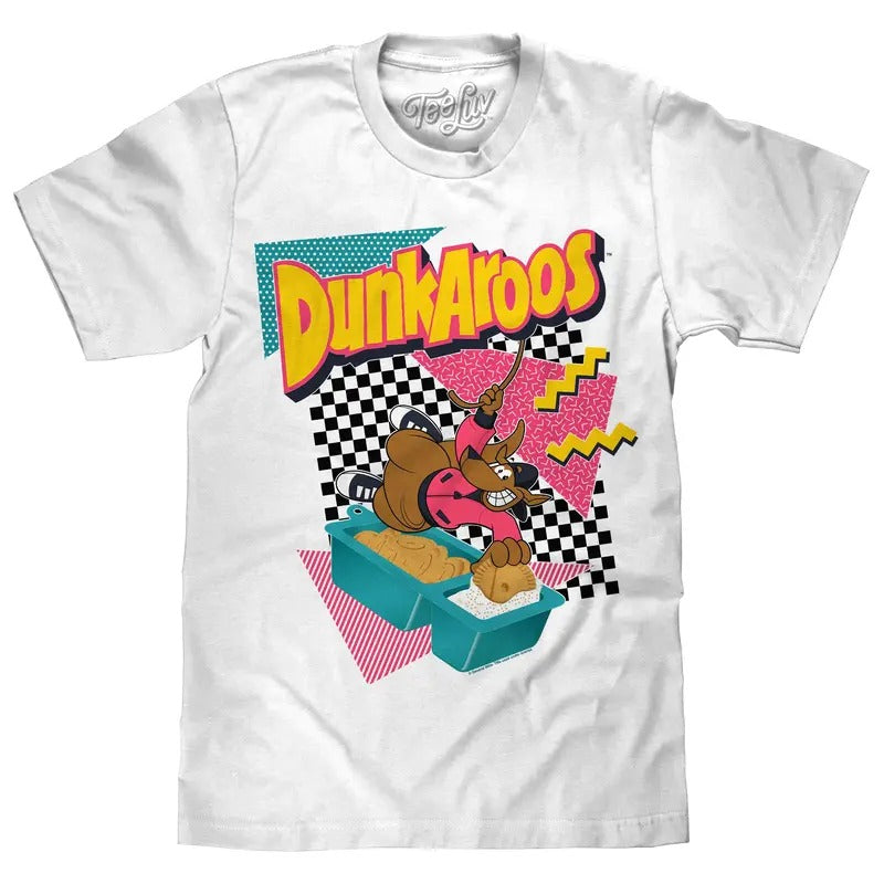 Dunkaroos Kangaroo T-Shirt - White Hoodie, Sweatshirt | RetroVerseTees.com
