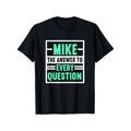 Durable Build| Mike TNF Answer Hidden leaf ninja Every Question T-Shirt, 100% Cotton Crew Neck Casual Tee, Digital Heat...