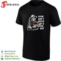 Dyin’ ain’t much of a livin’ boy skeleton cowboy shirt
