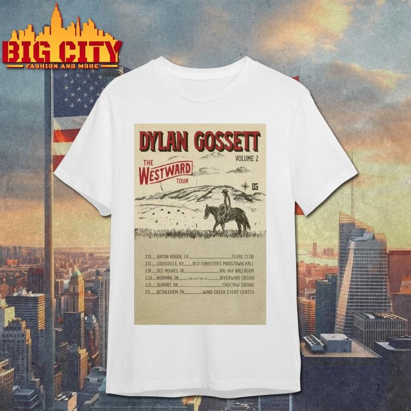 Dylan Gossett The Westward Tour 2026 Poster Shirt