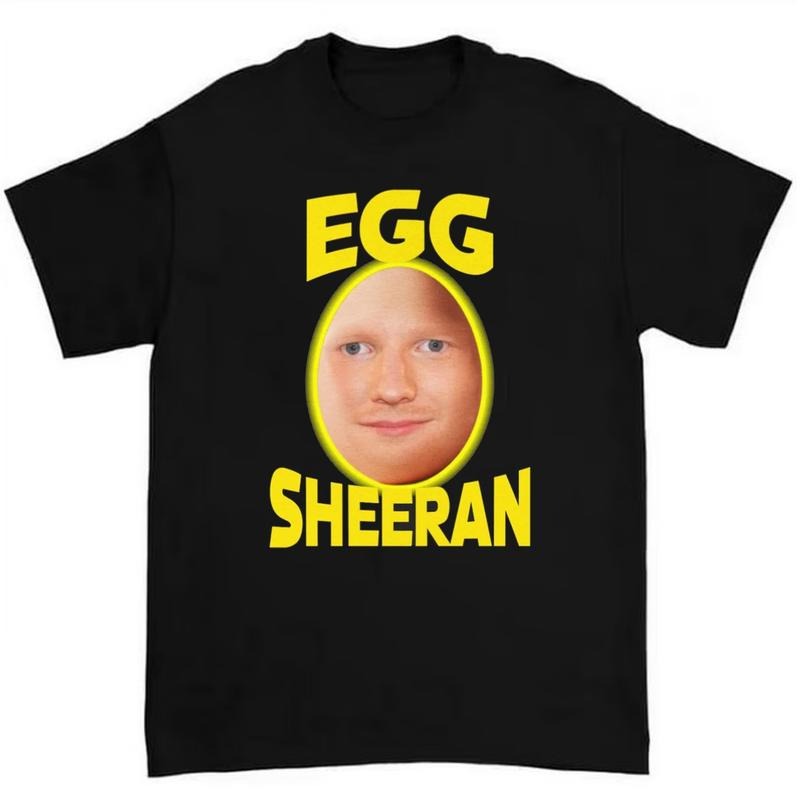 EGG SHEERAN SHIRT Featuring Bold Retro Typography in Streetwear Style Hoodie, Sweatshirt | RetroVerseTees.com