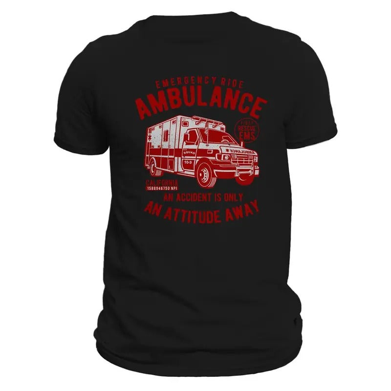 EMS / EMT Paramedic First Responder Ambulance Men's T-Shirt Hoodie, Sweatshirt | RetroVerseTees.com