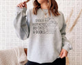Easily Distracted By Cats and Books Sweatshirt, Cat Book Sweatshirt, Bookish Sweatshirt, Funny Sayings Shirt, Cat...