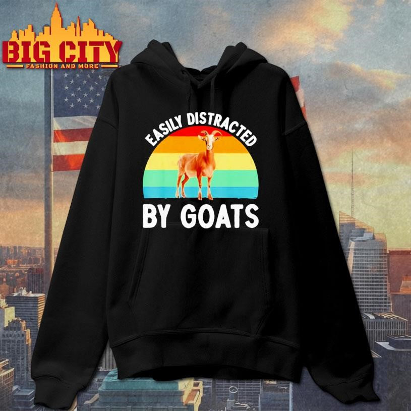 Easily distracted by Goats vintage shirt