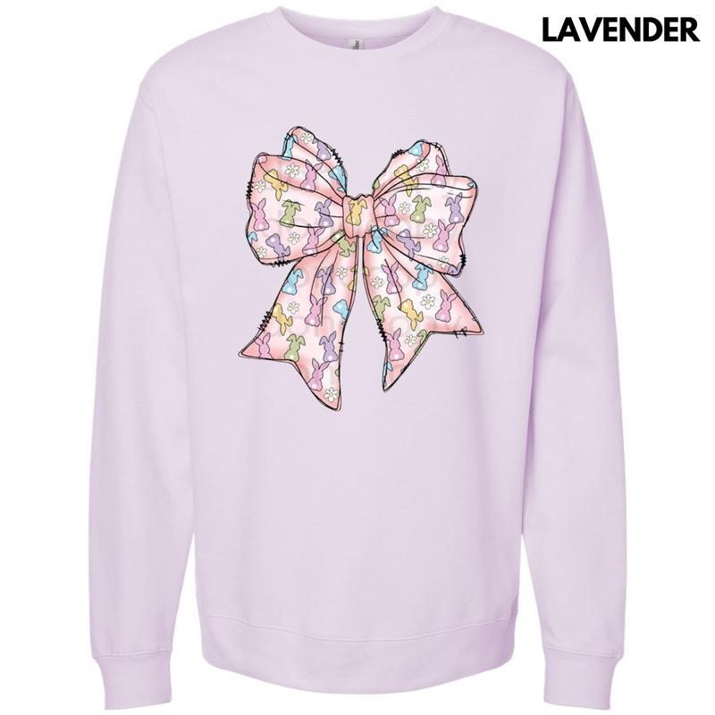 Easter Bunny Bow Sweatshirt T-Shirts, Hoodie | RetroVerseTees.com