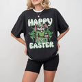Easter Bunny Rabbit Cannabis 420 Day Shirt, Happy 420 Funny Smoking Easter Bunny Men Women's T-Shirt, Comforl Colors...