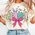Easter Mama T-Shirt, Easter T-Shirt, Easter day, Coquette Bow mama T-Shirt, Mother's Day Gifts Hoodie, Sweatshirt