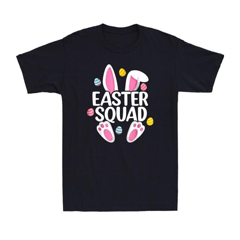 Easter Squad Family Easter Day Funny Bunny Egg T-Shirt, Easter T Shirt S-3Xl Hoodie, Sweatshirt | RetroVerseTees.com