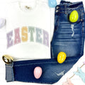 Easter Varsity Letter Comfort Color T-Shirt Hoodie, Sweatshirt | RetroVerseTees.com