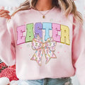 Easter words with Bow DTF Transfers - THIS IS NOT A SHIRT Hoodie, Sweatshirt | RetroVerseTees.com