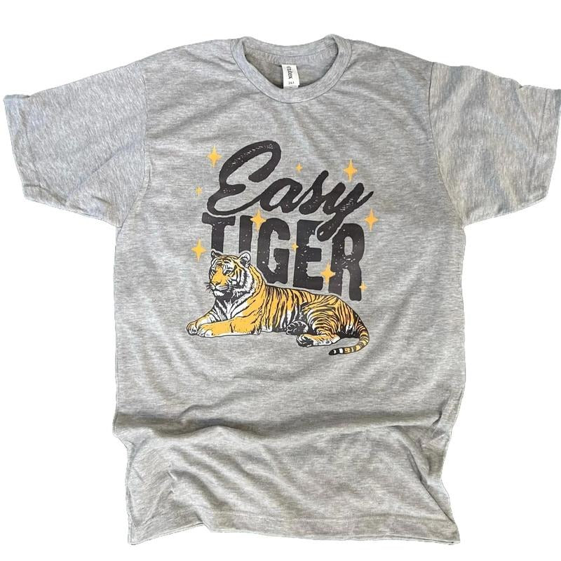 Easy Tiger Tee - Summer Tee for Women - Unisex Fit Hoodie, Sweatshirt | RetroVerseTees.com