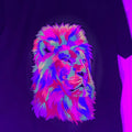 Economic lion t-shirt size large Cotton Black Hoodie, Sweatshirt | RetroVerseTees.com