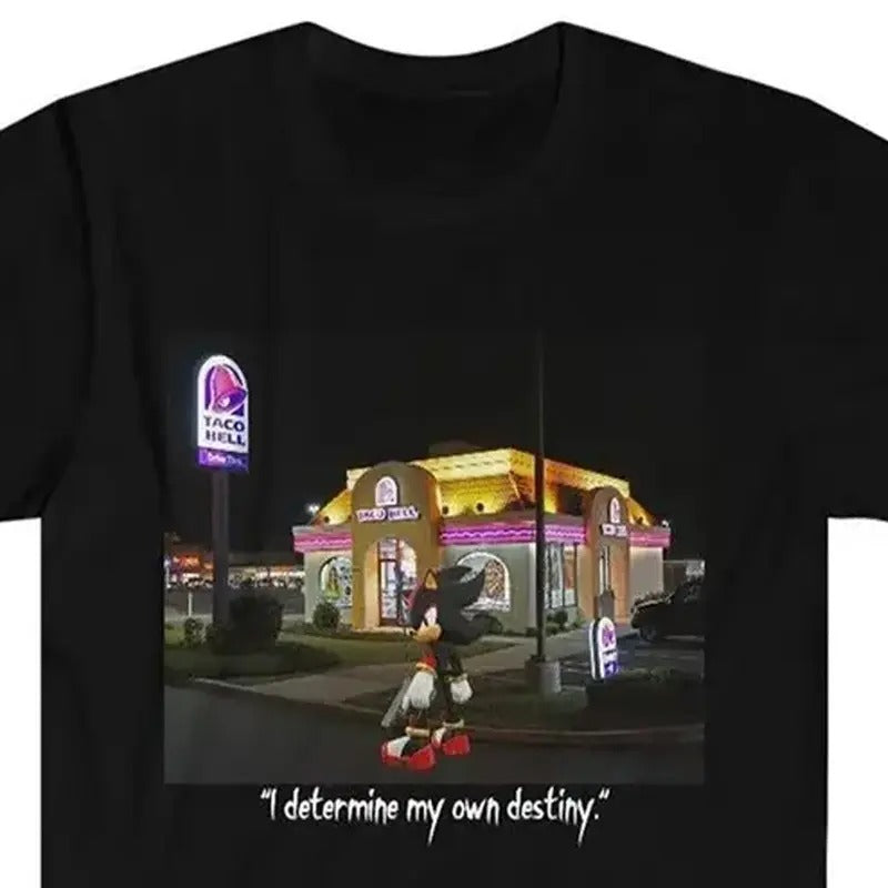 Edgy Son!c Graphic T-Shirt Collection Shadow the Hedgehog Taco Bell