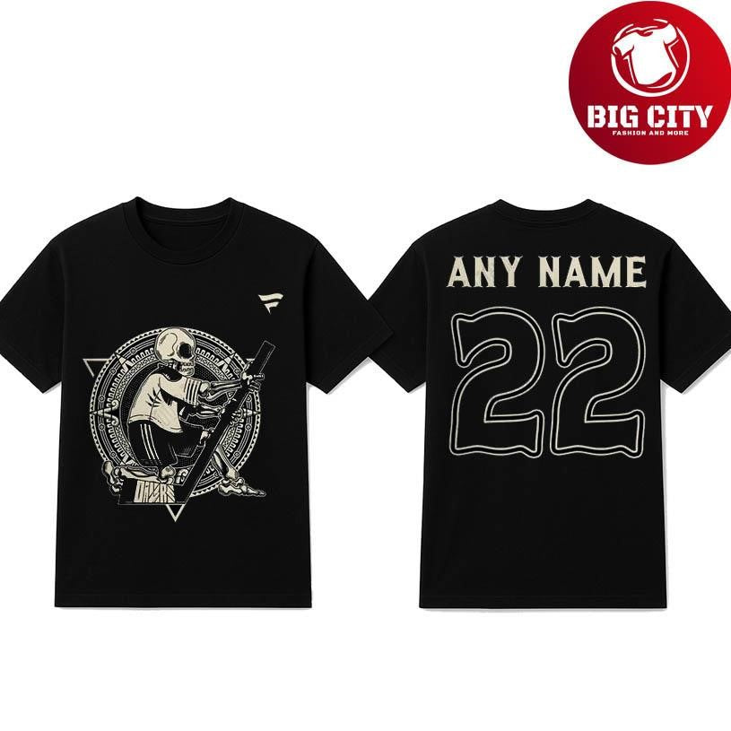 Edmonton Oilers Day Of The Dead 2025 Two Sided Shirt