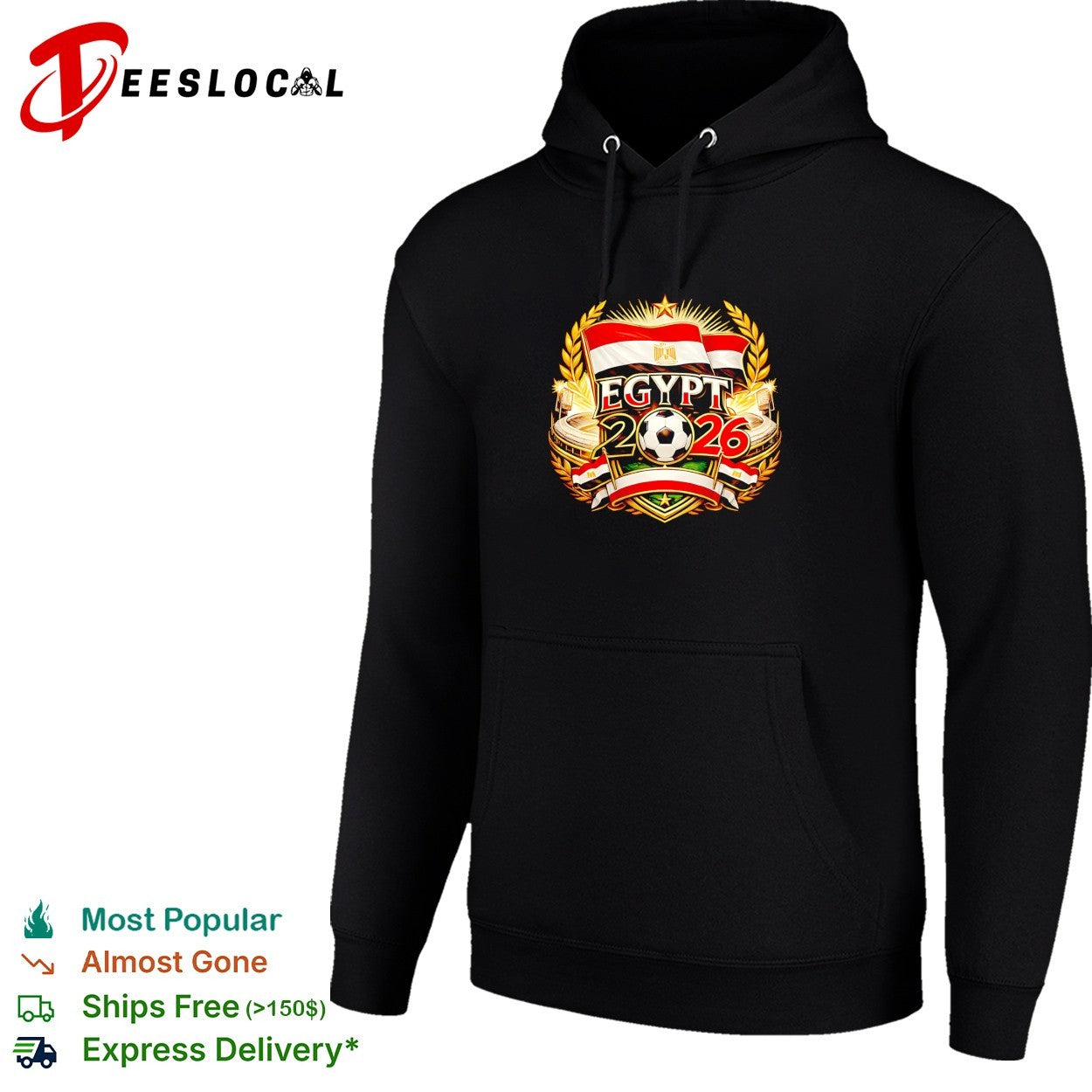 Egypt 2026 flag wreath stadium shirt
