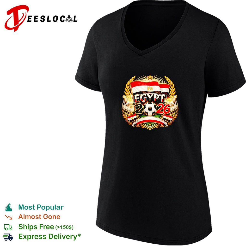 Egypt 2026 flag wreath stadium shirt