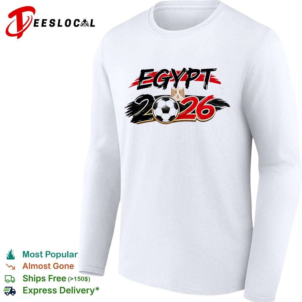 Egypt 2026 soccer ball flag shirt