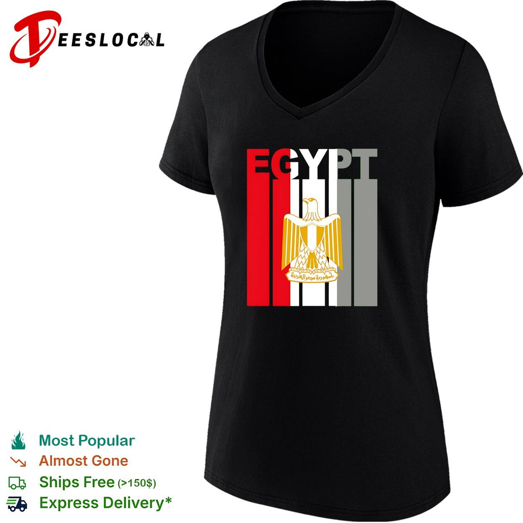 Egypt flag eagle coat of arms shirt