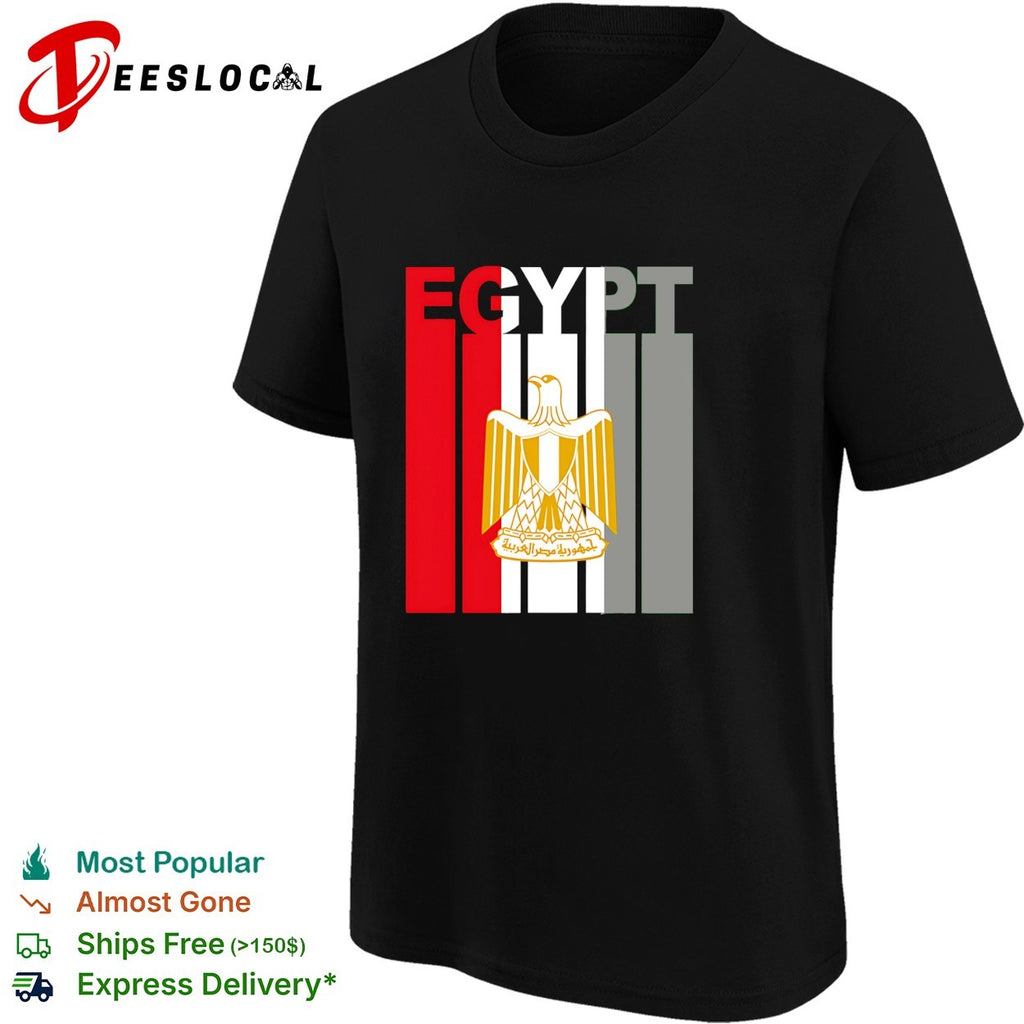 Egypt flag eagle coat of arms shirt