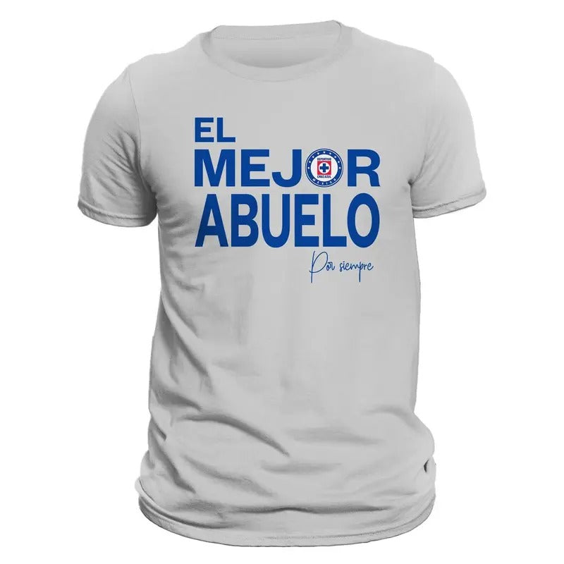 El Mejor Abuelo Por Siempre Cruz Azul Men's T-Shirt Casual Classic Hoodie, Sweatshirt | RetroVerseTees.com
