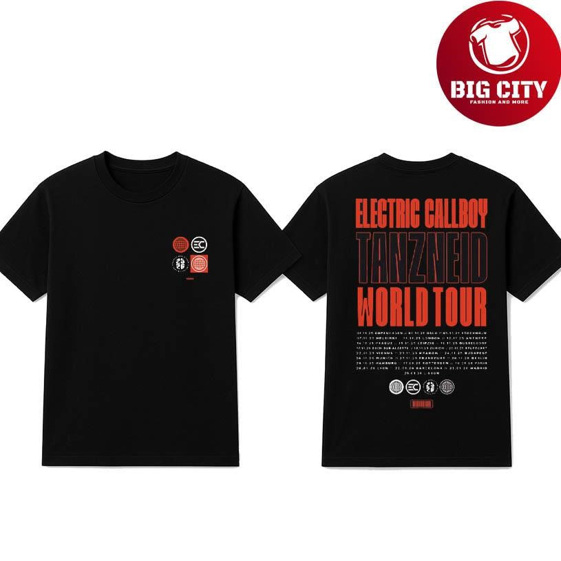 Electric Callboy Tanzneid World Tour 2025 2026 Two Sided Shirt