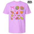 Electric Seashell Collage Comfort Colors T-Shirt 'NLB' Hoodie, Sweatshirt | RetroVerseTees.com