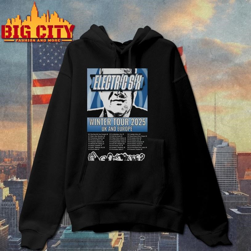 Electric Six Winter Tour 2025 Poster shirt