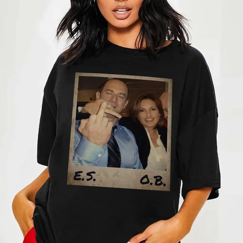 Elliot Stabler And Olivia Benson Shirt, Law And Order Shirt, Elliot And Olivia Law And Order Shirt, T-shirt, Sweatshirt,...