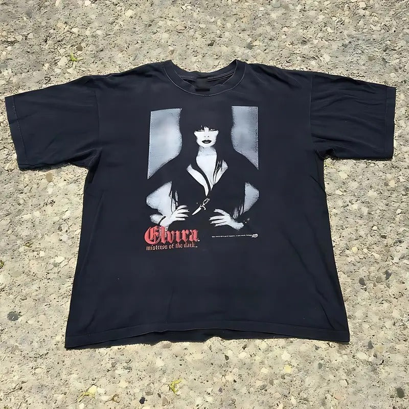 Elvira Mistress Horror T-Shirt Hoodie, Sweatshirt | RetroVerseTees.com
