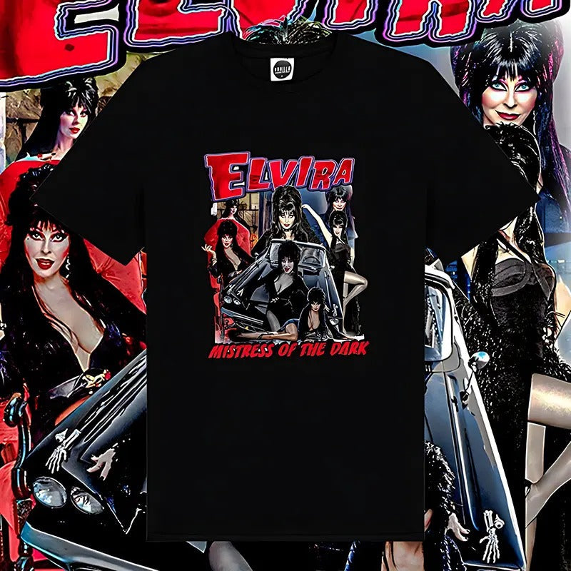 Elvira Mistress Of The Dark Horror Movie T-Shirt Hoodie, Sweatshirt | RetroVerseTees.com