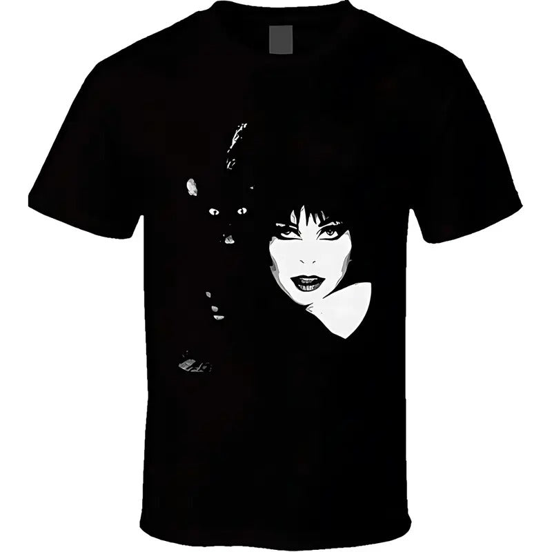 Elvira mistress of the dark cat T-shirt Hoodie, Sweatshirt | RetroVerseTees.com
